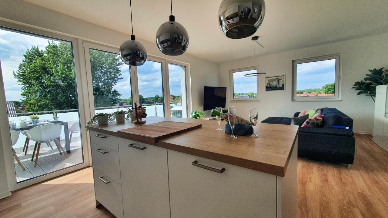 Penthouse Mit Whirlpool Im Herzen Von Niedersachsen Burgwedel  Eksteriør bilde